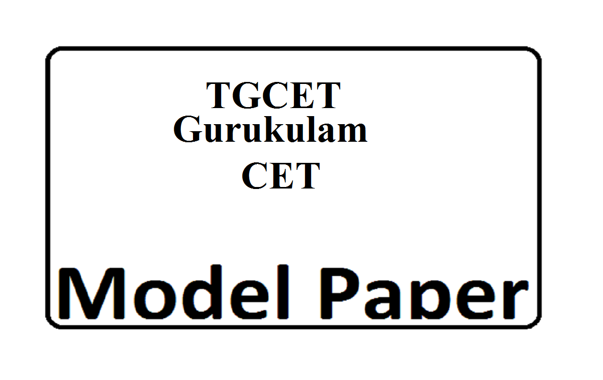 Ts Gurukul Cet Model Question Paper 22 Exam Pattern Telugu English Urdu